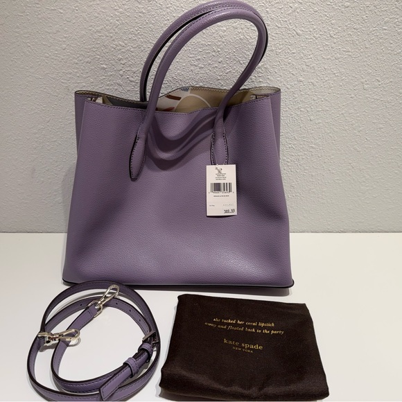 Kate Spade Lavender Satchel Bag - Picture 2 of 4